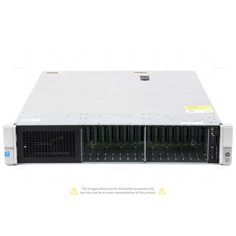 HP Proliant DL380 G9 16SFF 2x Xeon E5-2680 V4 128 GB RAM 2x 80GB SSD 6G SATA 14x 900GB 10K 6G SAS Rails